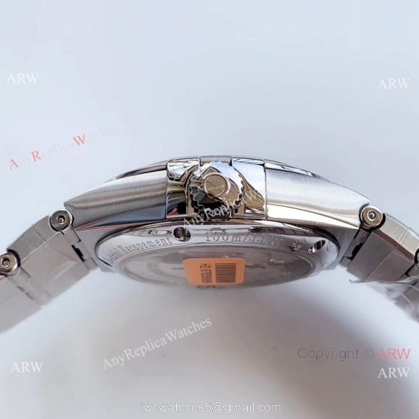 Omega Constellation SS Silver Diamond Dial VSF 8500 Watch Super Clone