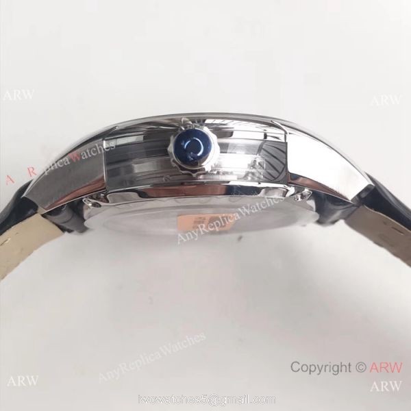 Copy Omega De Ville Hour Vision VSF 1:1 8500 Watch Dark Blue Leather Strap