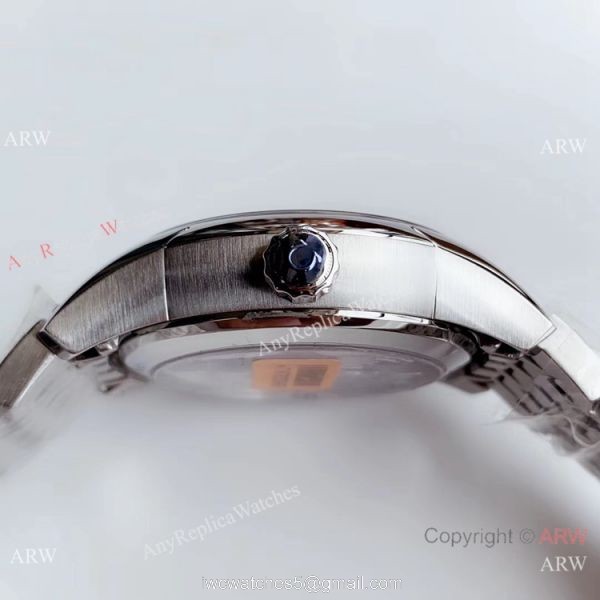 Swiss Copy Omega De Ville Co-Axial Stainless Steel Black Dial VSF 8500 Watch