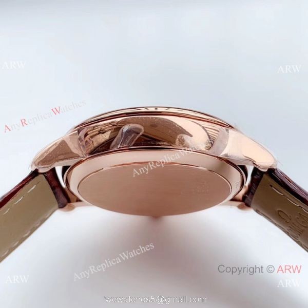 DV Replica Omega De Ville Prestige Co?Axial Power Reserve Watch Rose Gold 39.5mm