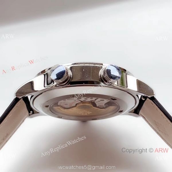 (GR ) Swiss Patek Philippe Calatrava Pilot Travel Time 5524 Replica Watch SS Black Dial