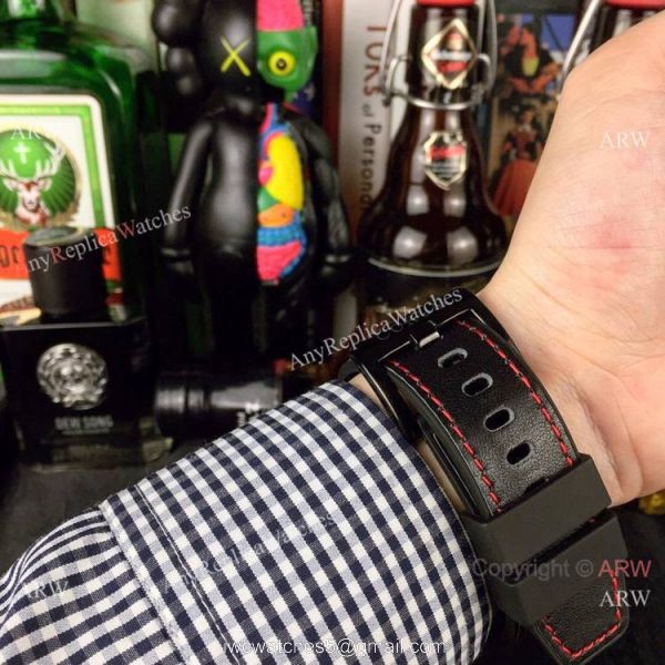 New Replica Corum Bubble Skull Tourbillon Watch Black Blue