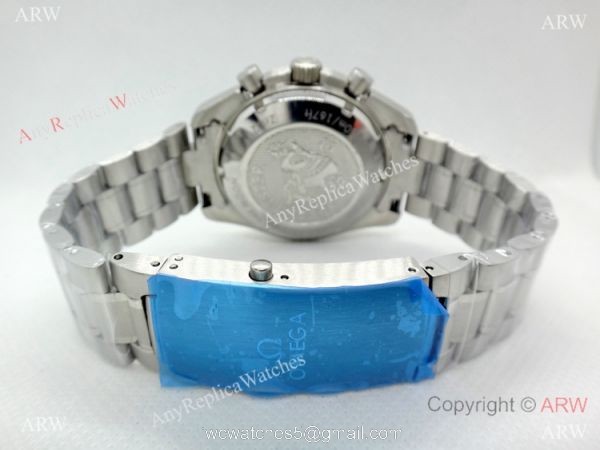 Copy Omega Speedmaster Watch Stainless Steel Black Dial 44mm