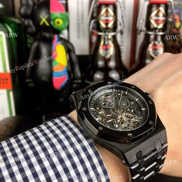 New Style Fake AP Skeleton Watch Audemars Piguet Royal Oak Gold Inner Watch