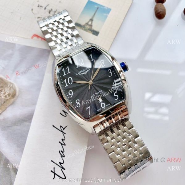 High Quality Longines Quartz Replica Watches Rose Gold Arabic Markers