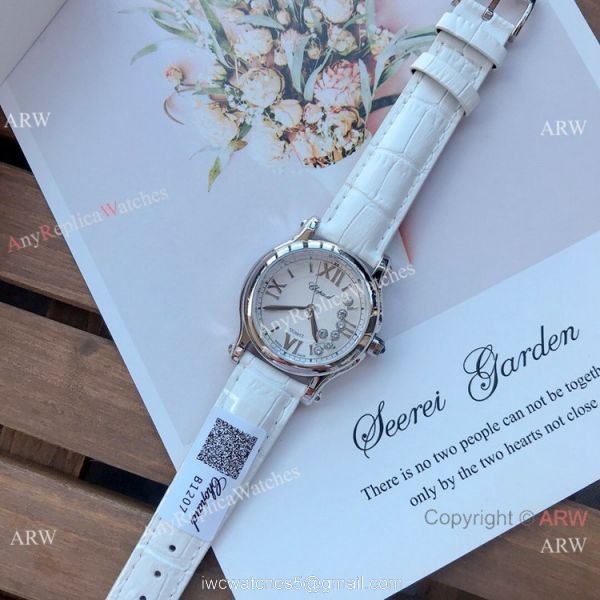 Best Quality Chopard Happy Sport 36mm Watches 2-Tone Rose Gold
