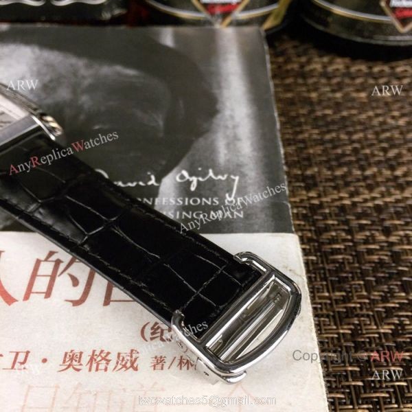 Buy Replica Cartier Tank Francaise watch Diamond Bezel Silver Dial 38mm