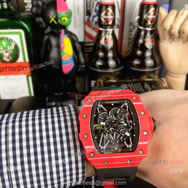 Swiss Grade 1 Richard Mille RM35-02 Rafael Nadal Watches Rubber Strap