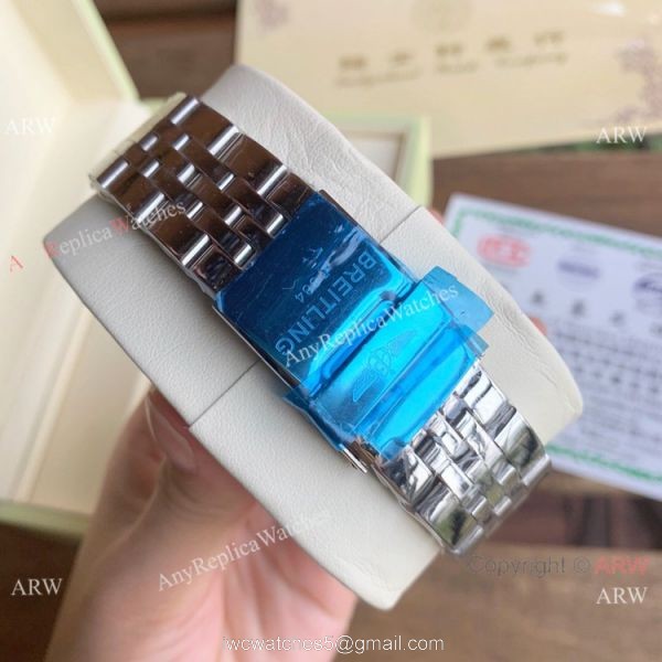 AAA Quality Replica Breitling Chronomat 01 Automatic Watches Silver Steel
