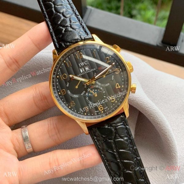 Copy IWC Portofino Grand Complication SS White Dial Watch Best Quality