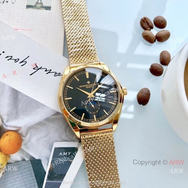 Vacheron Constantin Replika Watch Rose Gold Moonphase