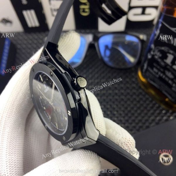 Hublot Classic Fusion Skeleton Copy Watches All Black