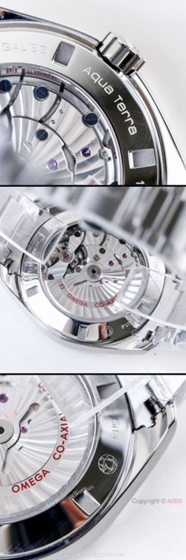 (VS)Best Replica Omega Seamaster Aqua Terra VSF 8500 Watch Stainless Steel Wave Dial