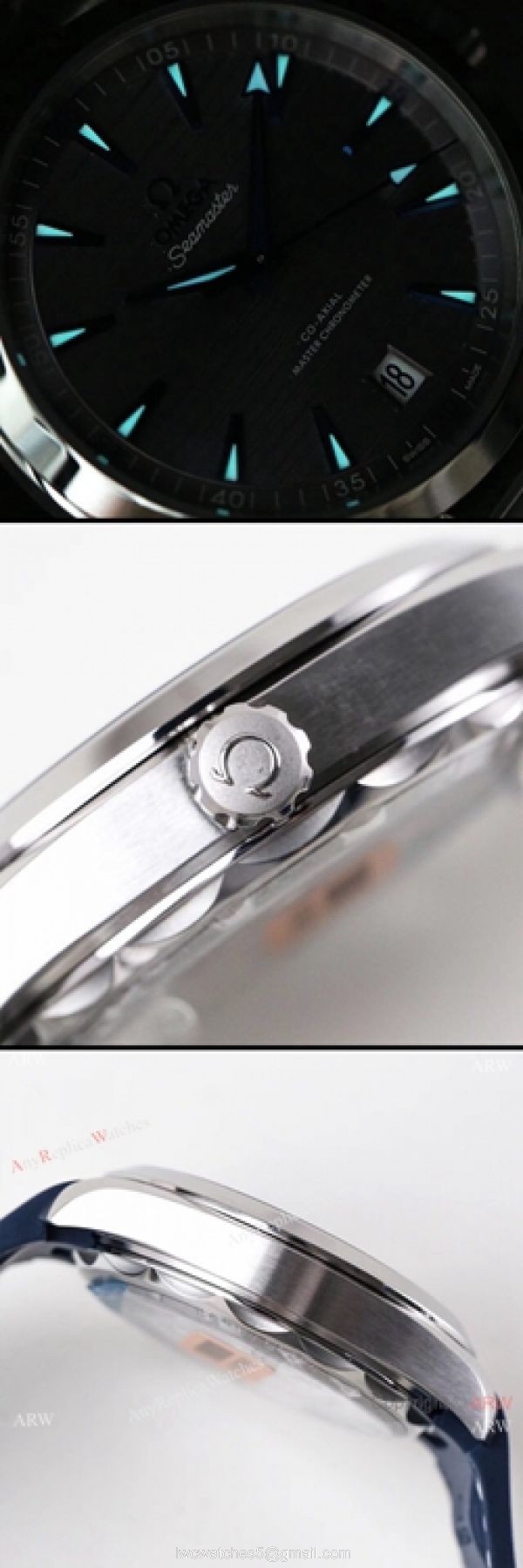 Swiss Grade 1 Omega Seamaster Aqua Terra Master 150m SS Gray Dial VSF 8900 Watch