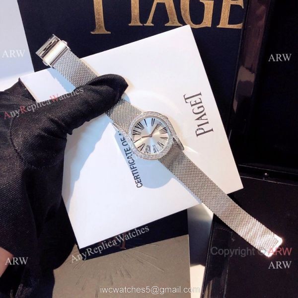 New Replica Piaget Limelight Gala Stainless Steel Silver Face Watch Swiss Quartz