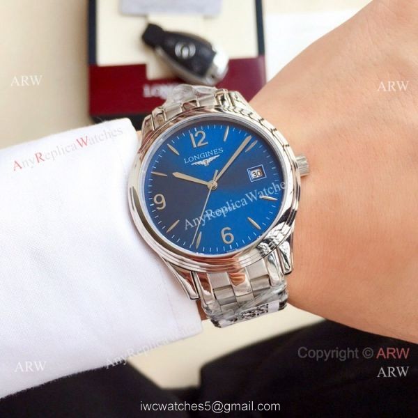 New Replica Longines Flagship 2-Tone Silver Dial Watches 40mm