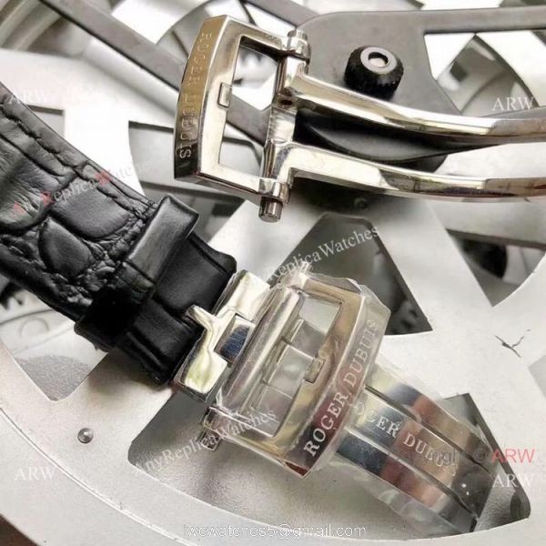 New Copy Roger Dubuis Excalibur RDDBEX0495 SS Gray Dial Watch