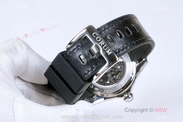 New Replica Corum Watches Corum Bubble Squelette SS Tattoo Watch 45mm