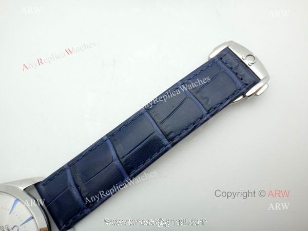 Low Price Omega Seamaster Automatic Watch Blue Leather Strap