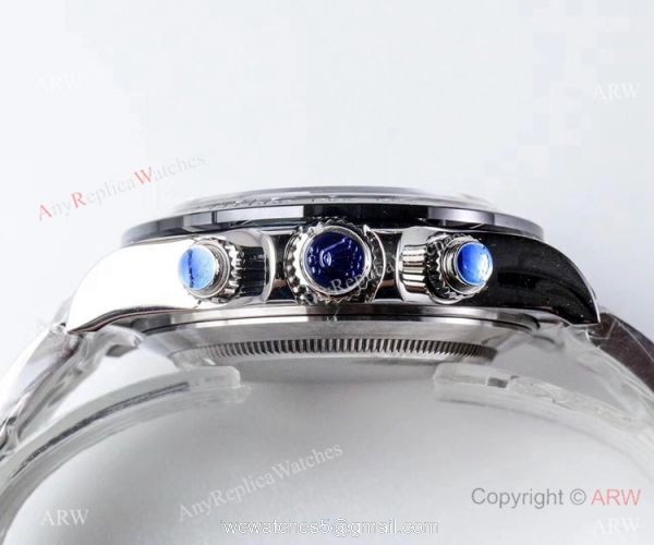 1:1 Swiss Rolex Cosmograph Daytona 4130 JH Factory Watch Silver or Gray Face