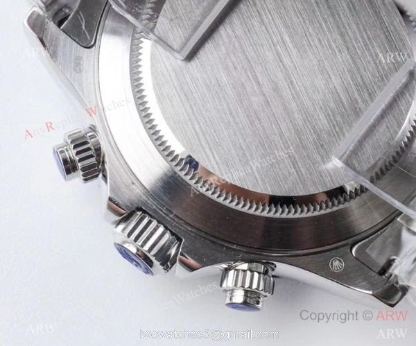1:1 Swiss Replica Rolex Daytona 4130 JH Stainless Steel White Dial Watch 40MM