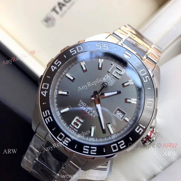 Swiss Grade Copy TAG HEUER FORMULA 1 Calibre 5 Steel &038; Ceramic Strap Watch