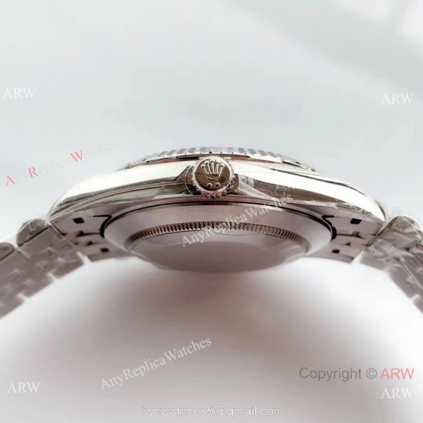 NEW Upgraded Rolex Datejust II Swiss 3235 V3 Replica Watch Black Dial w/ Diamond