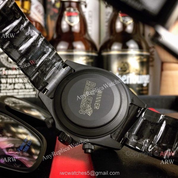 Rolex Daytona Rainbow Replica Blacksteel Graffiti Face 43mm