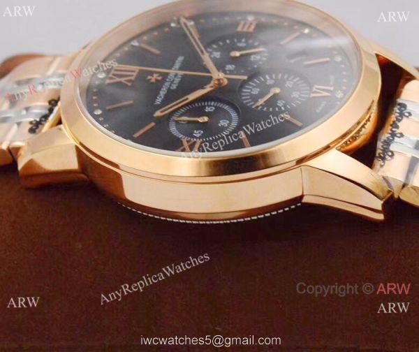 Vacheron Constantin Geneve VK 2 Tone Rose Gold Watch 42mm