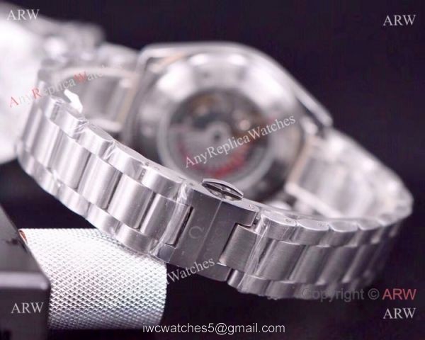 Copy Omega Seamaster 39mm Watch Black Dial Diamond Marker