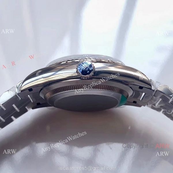 (EW)Copy Swiss 3255 Rolex Day-Date Presidential Watch Silver Dial 36mm