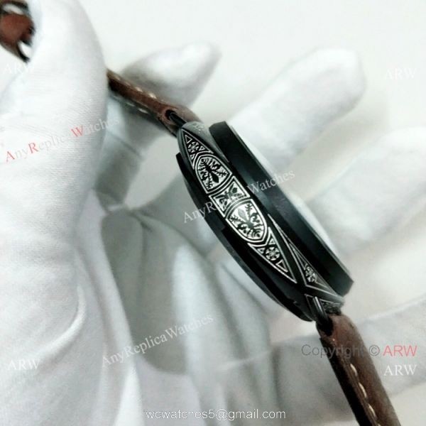 New Style Copy Panerai Radiomir Firenze Black Case Watch 45mm