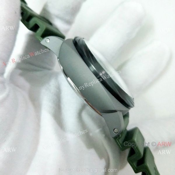 Copy Panerai Luminor Tourbillon GMT Lo Scienziato Green Watch PAM00768
