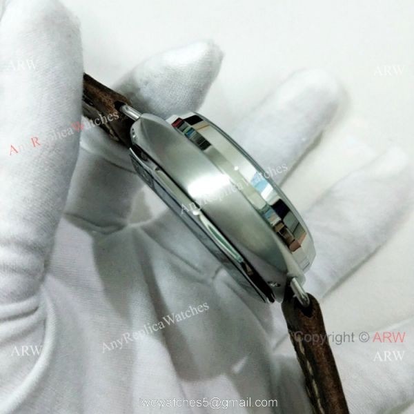 Replica Panerai Radiomir 8 Days SS Black Dial Watch PAM 735