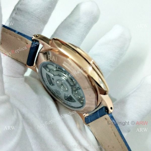 Copy Panerai Luminor Due PAM00677 Gray Dial Rose Gold Watch 42mm