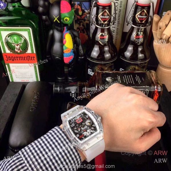 New Richard Mille RM 011-FM Skeleton Transparent Watch Best Replica Watches China Dealer