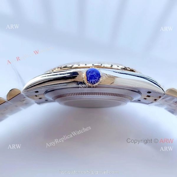 Super Clone Rolex Datejust II Two Tone Jubilee Diamond Face Watch AR Factory Watch