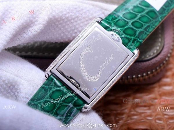 Swiss Grade Cartier Tank Basculante Lady Wrist Cabriolet Watch