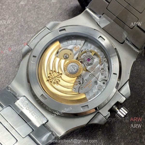 Swiss Replica Patek Philippe Nautilus Green Dial Watch GB Factory