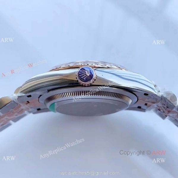 EW factory SWISS 3235 2 Tone Rose Gold Rolex Datejust 36mm Watch