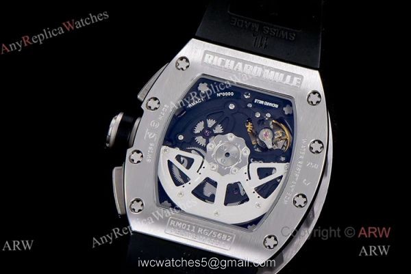 KV Factory Replica Richard Mille RM 011-FM Felipe Massa Black Kite Flyback Chronograph Watch