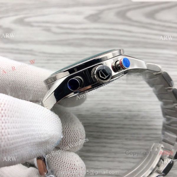 Clone TAG Heuer Carrera cal 1887 Stainless Steel Black Dial Watch