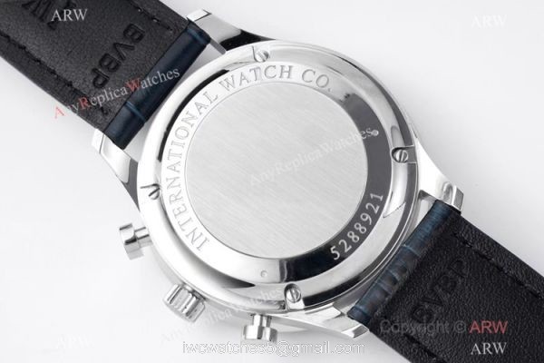 High-end Replica ZF Factory V2 IWC Portuguese Chronograph Watch Blue Dial