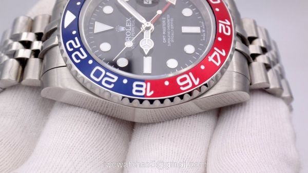 Rolex GMT Master II PEPSI Replica Watch Stainless Steel Jubilee Strap