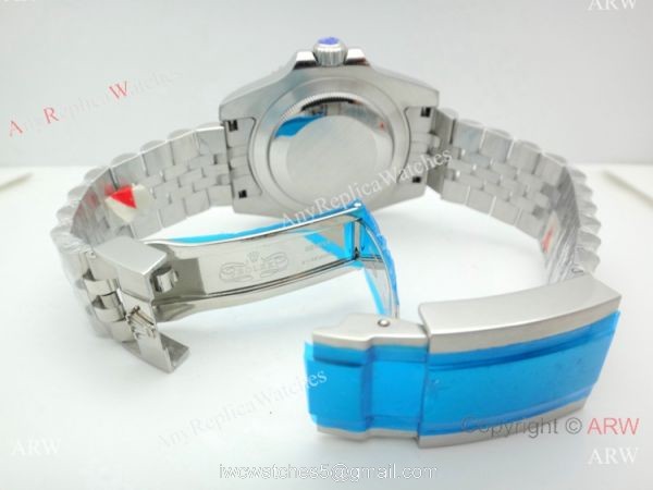 Replica Rolex Batman GMT-Master II Watch Stainless Steel Jubilee 40mm