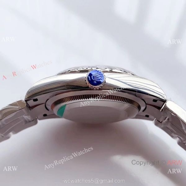 (EW) Grade 1A Rolex Datejust 36mm Watch Stainless Steel Blue Diamond Dial Rolex EW Factory Wrist