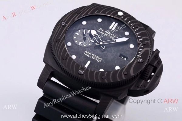 (VS) Swiss Panerai Submersible Marina Militare Carbotech Watch PAM 979 VS Factory Best Replica Edition