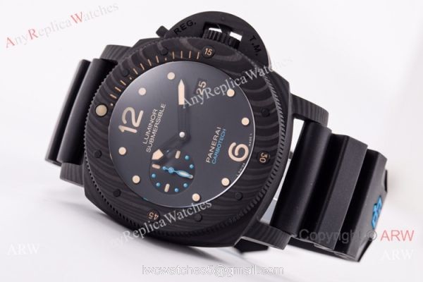 Swiss Grade 1 Panerai Luminor Submersible Carbon Watch VS Factory V2