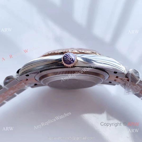 EW Factory Rolex Datejust 2-Tone Rose Gold Jubilee Watch 36mm
