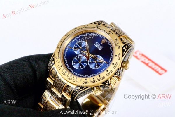 Copy Rolex Bamford Watch Rolex Daytona Blue Dial Replica Watch Vintage Style